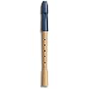 Mollenhauer Blockfl�te Sopran Blockfl�te Barock 1054 Prima, Holz/Kunststoff, nachtblau, Doppell�cher