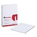 Glue Top 8-1/2 x 11 Writing Pads, White, Wide Rule, 50/Pad, Dozen - Sold By the Dozen