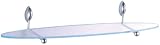 :USE Ollipsis 30-Inch Console with Glass Shelf, Polished Chrome