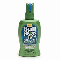 Bull Frog Quik Gel Sunblock, Sport Spray SPF 36 4.7 fl oz (138 ml)