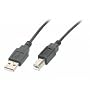USB AB 500 LC HiSpeed 2.0 GREY 5m von Mundo