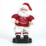 Arizona Cardinals 12" Rock and Roll Santa Plush Bear