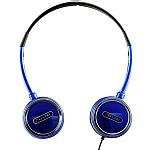 Sentry Headart Extreme Folding Headphones, Blue