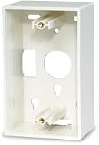 Single Gang Surface Mount Box 1.25- Deep, White