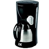 KALORIK COFFEE MAKER BLACK/SILVER W/THERMOFLASK JAR