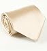 Classy Men's Champagne Solid Tie and Hankie Set