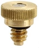 US Made Brass Misting Nozzles with Stainless .3mm/.012 Orifice (10)