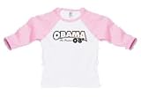 Obama For President 08 Toddler Raglan T-Shirt