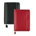 FDP33944 - Management Binder,6-Ring,Compact,4-1/4x6-3/4,Black/Leather