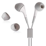 Soft Silicone Gel Earplug White Headphone Headset Handsfree 3.5mm Jack For Apple iPod Mini Video Nano 2nd Generation 3G 4G 5G Sold By TopDeals888