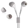 Soft Silicone Gel Earplug White Headphone Headset Handsfree 3.5mm Jack For Apple iPod Mini Video Nano 2nd Generation 3G 4G 5G