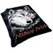 Wyndham House Wolf Print Blanket