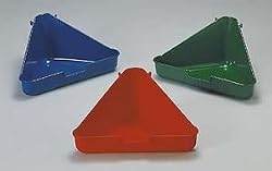 Prevue Pet Products Small Animal Plastic Corner Litter Tray Assorted Colors