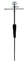 Liberty Products SQC05 Black Squirrel Stopper Pole and Baffle Set