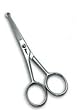 SoloC SS Curved Tip Nose and Ears Safety Scissors