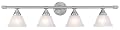 Hardware House 545004 38-3/4-Inch by 8-3/4-Inch Bath/Wall Lighting Fixture Brushed Nickel