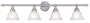 Hardware House 545004 38-3/4-Inch by 8-3/4-Inch Bath/Wall Lighting Fixture Brushed Nickel