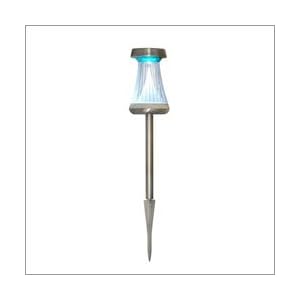 Gama Sonic Solar Charged Accent Light (Stainless Steel) Set of 4 by
