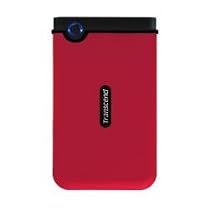 Transcend StoreJet 500 GB externe Festplatte (6,4 cm (2,5 Zoll), HDD, USB 2.0) rot