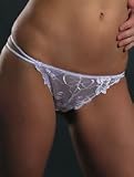 Sheer mesh thong