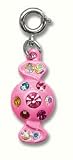 CHARM IT! Pink Candy Wrapper Charm with Colorful Crystal Accents (672)