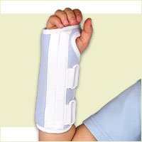 FLA Kids Microban Wrist Splint. Pediatric. Right. Blue