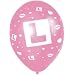 Hen Night L Plate Balloons (pack of 6)