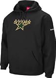 Dallas Stars Reebok Playbook Black Hooded Sweatshirt - XXL
