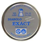 JSB .22 Cal, 14.3 Grains, Diabolo Exact Jumbo Express, 250/Tin
