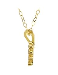Genuine IceCarats Designer Jewelry Gift 14K Yellow Gold Youth Cz Hrt Ncle W/15" Ch. Pair Children&apos;s Cz Heart Necklace W/ 15" Chain Youth Cz Hrt Ncle W/15" Ch In 14K Yellow Gold
