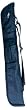 Black Nylon Billiards Pool Cue Case with Plush Interior - Billiards Equipment