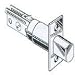 Weiser Lock A64460 Satin Brass NDA Series Weiserbolt Adjustable Latch with Square Corners