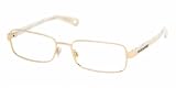 RALPH LAUREN POLO 5028 RL5028 9063 SHINY GOLD METAL EYEGLASSES FRAME 51 53 MM