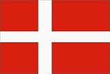 Denmark Flag Polyester 3 ft. x 5 ft.