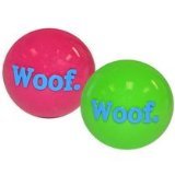 Planet Dog Orbee Tough Woof/Fetch Ball Green Assorted