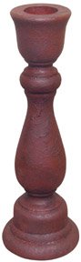 Best Cheap Burgundy Rustic Wood Taper Holder