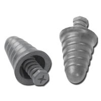 Peltor P1300 Skull Screw Earplugs, Gray, 120-Pair