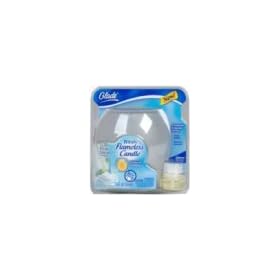 Glade Wisp Flameless Candle Unit & refill,Clean Linen scent