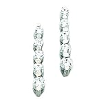 14k AA Diamond Journey Earring
