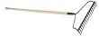 Corona Clipper 16-Inch/16-Tine Light Duty Bow Head Rake RK 20002