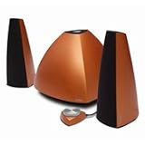 Edifier Prisma Burnt Gold Exotic Pyramid Shaped Downward Firing Subwoofer Aired Controller