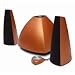 New Prisma Burnt Gold Exotic Pyramid Shaped Downward Firing Subwoofer Aired Controller by Edifier