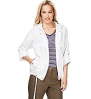 Pure Cotton Panelled Hooded Jacket