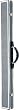 Silver Hard Box Billiards Pool Cue Case with Reinforced Corners and a Storage Compartment