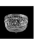 Crystorama Cortland Collection - Golden Teak Swarovski Strass Crystal Basket - 714-CH-GTS/714-CH-GTS