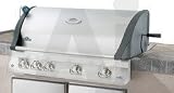 Napoleon Built-In Series BIM605RBINSS 37 Built-in Gas Grill with 843 sq. in. Cooking Surface, 79500 Total BTU, 3 Bottom Burners, Infrared Rotisserie/Bottom Burners, Jet-Fire Ignition System and i-Glow Knobs: Natural Gas