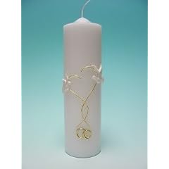 Hochzeitskerze weiss