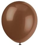 Brown 12" Latex Balloon 15 Count
