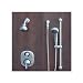 Brushed Bathroom Faucet
Dolphin VII Shower Faucet System - Brushed Nickel - A12394 01