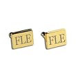 Modern Gold Plated Cufflinks Cuff links